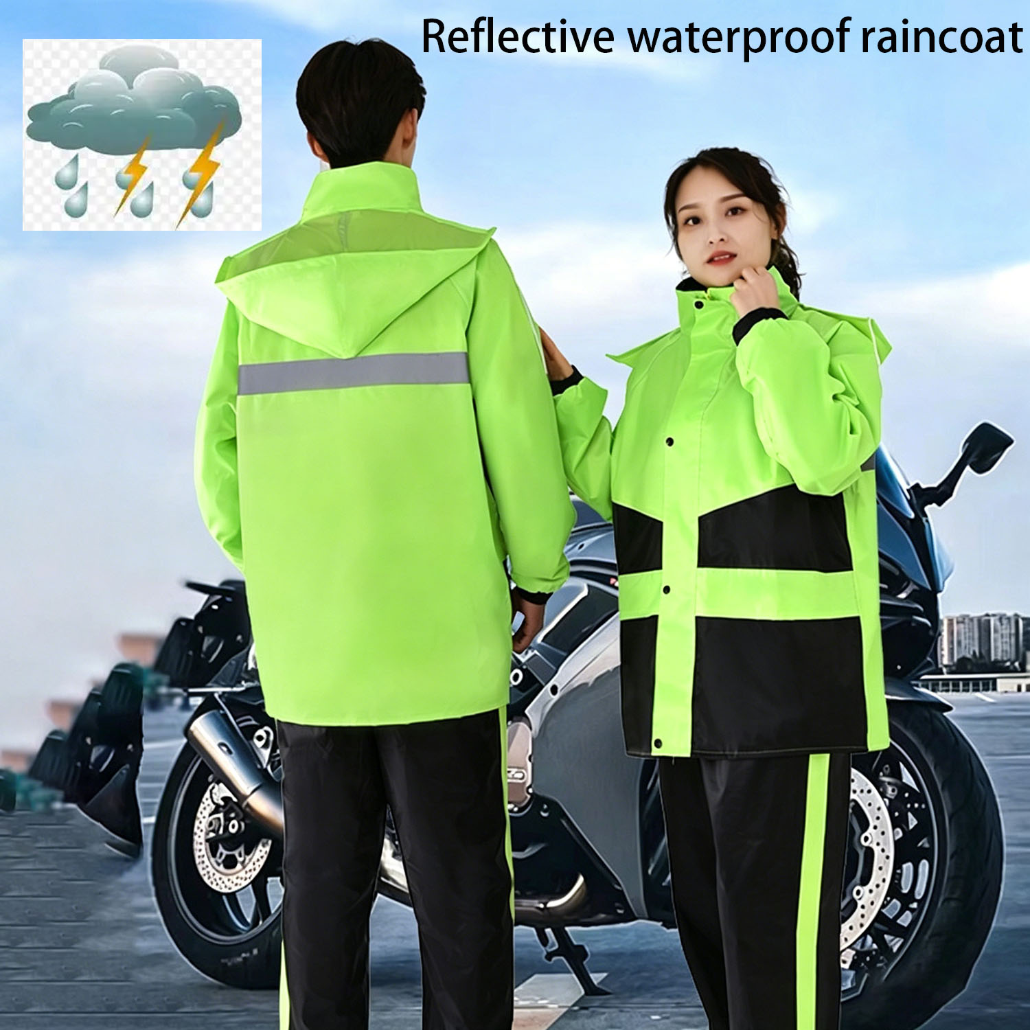 Motorcycle Gear Mens - Motorcycle Raincoat Suits Men Women Waterproof