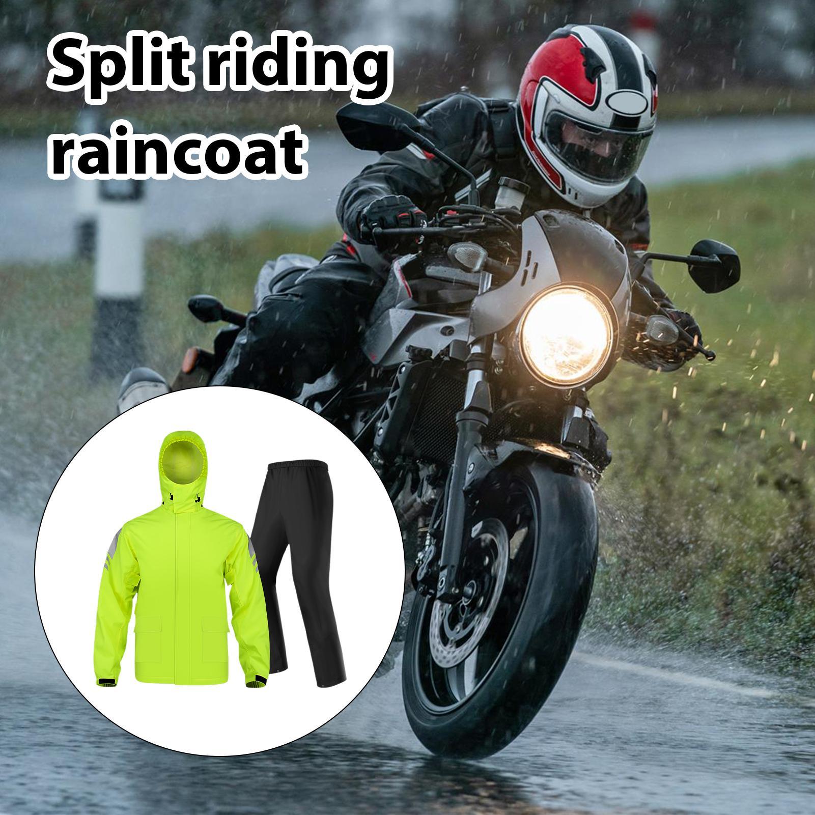 Motorcycle Gear Mens - Waterproof Rain Suits for Men Breathable