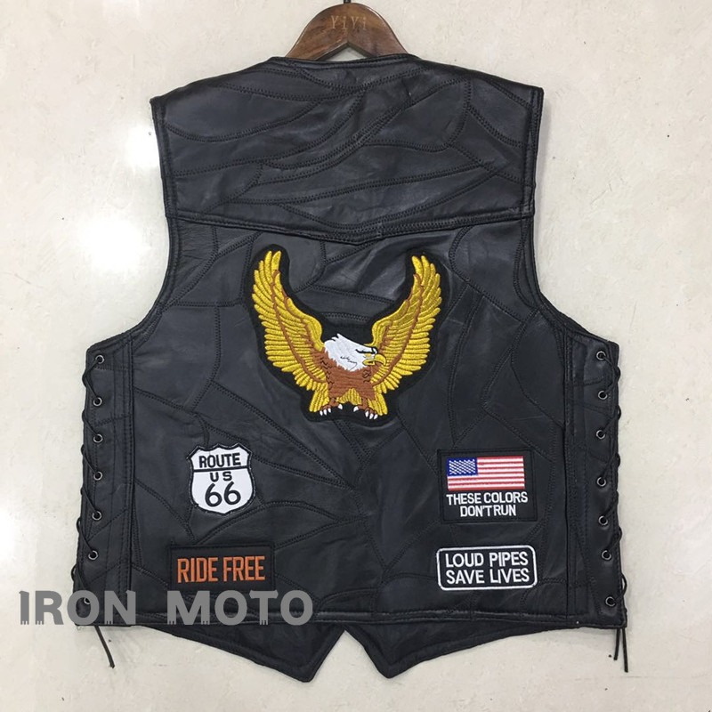NEW Motorcycle Vests Men Cafe  - đánh giá và giá Riding Jacket Leather