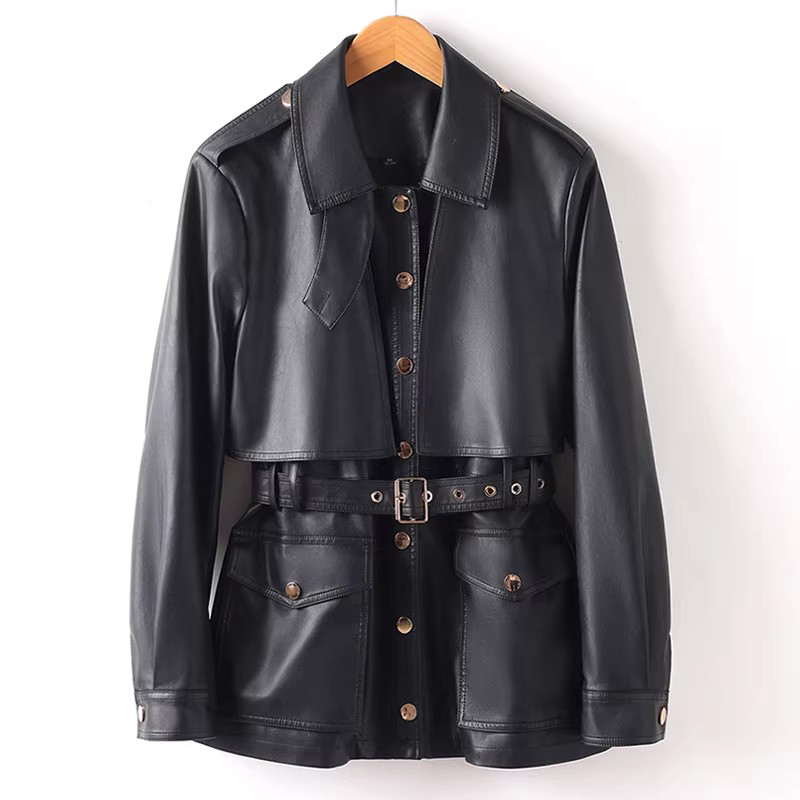 New Women Split Leather Motor  - đánh giá và giá Riding Jacket Leather