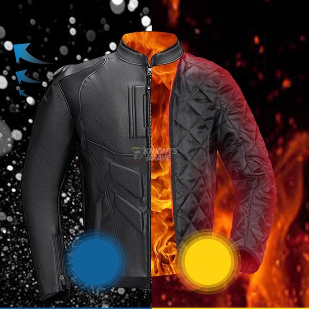 Leather Motorcycle Jacket Cold - đánh giá và giá Riding Jacket Leather
