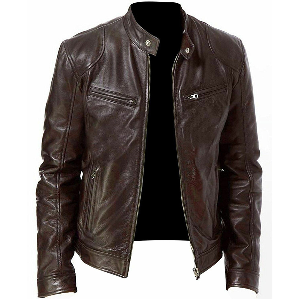 PU Leather Motorcycle Jacket M - đánh giá và giá Riding Jacket Leather